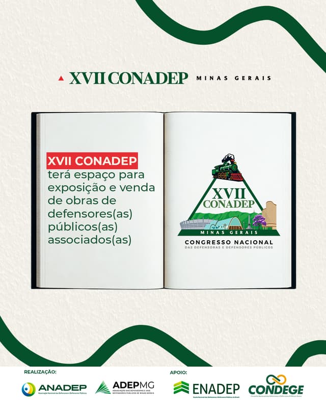 XVII CONADEP terá espaço para exposição e venda de obras de defensores(as) públicos(as) associados(as)